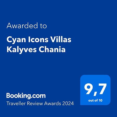 Cyan Icons Villas Kalyves Chania Dış mekan fotoğraf